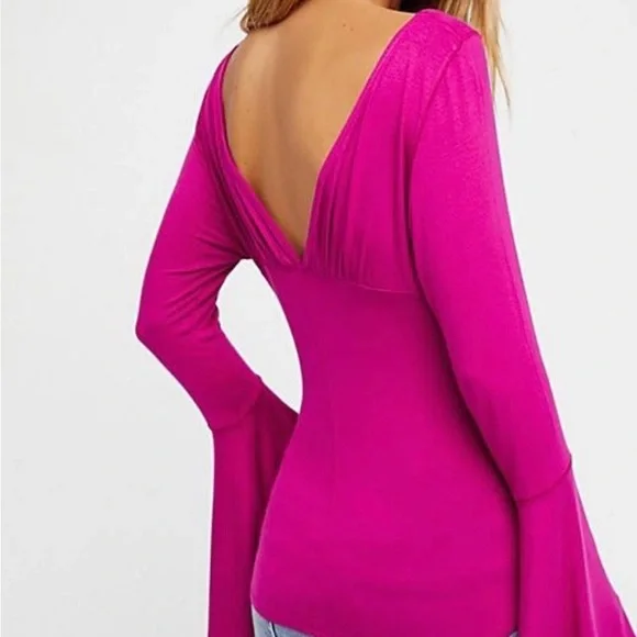 New Free People Top "What a Babe"( with tags) - Picture 2 of 3